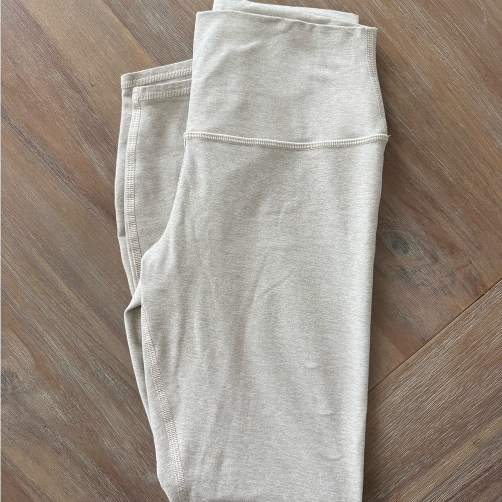 Heather oatmeal ALO Leggings - Soft Everyday Bottoms